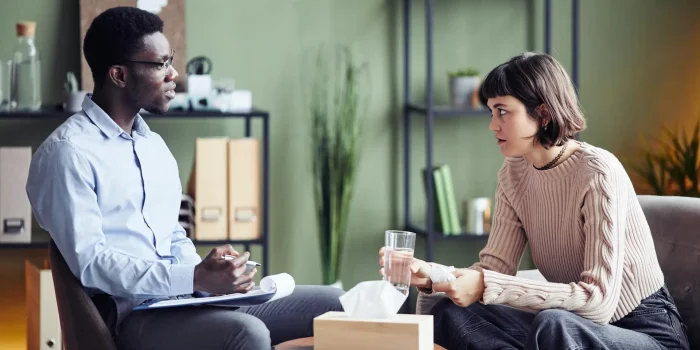 Therapy Session with Female Patient